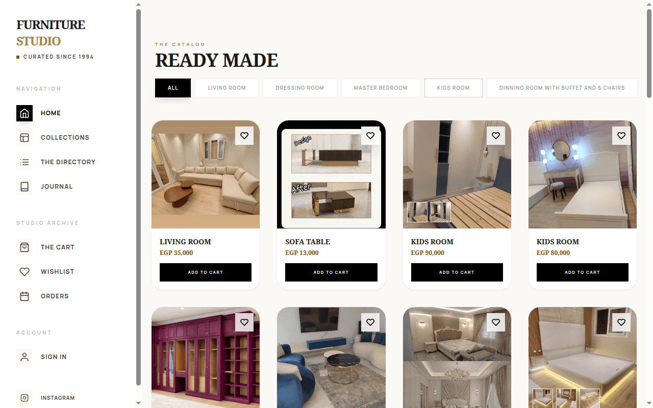 Furniture Studio